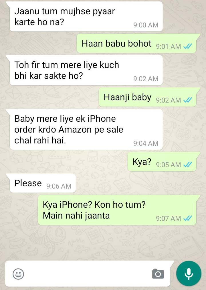 16 Hilarious Indian Whatsapp Chats That Would Make You Laugh Harder Than You Should Dotcomstories