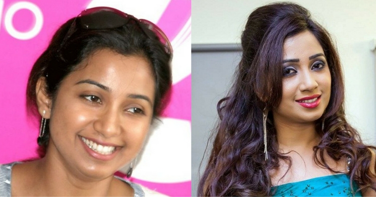 shreya ghoshal without makeup