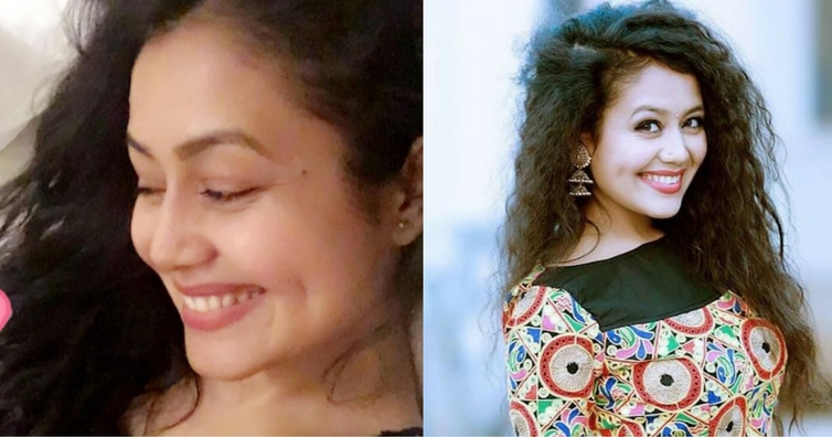 neha kakkar without makeup