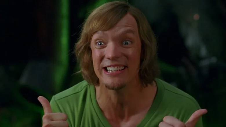 Shaggy reacts in real life.