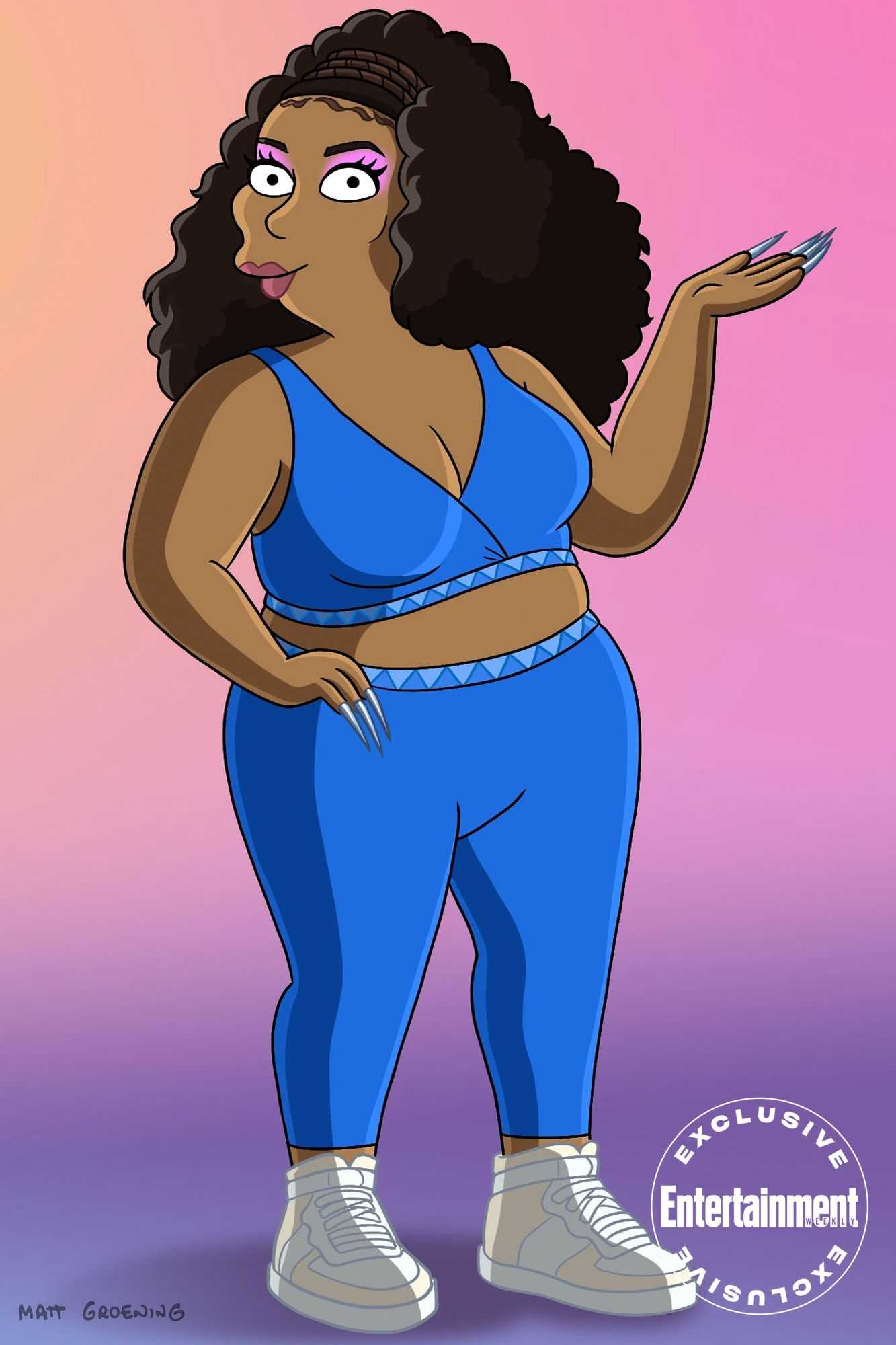 the simpsons,bart simpson,simpsons characters,simpson,the simpsons lizard,lizzo&#039;s song,lizzo singer,lizzo&#039;s famous song,lizzo singer songs
