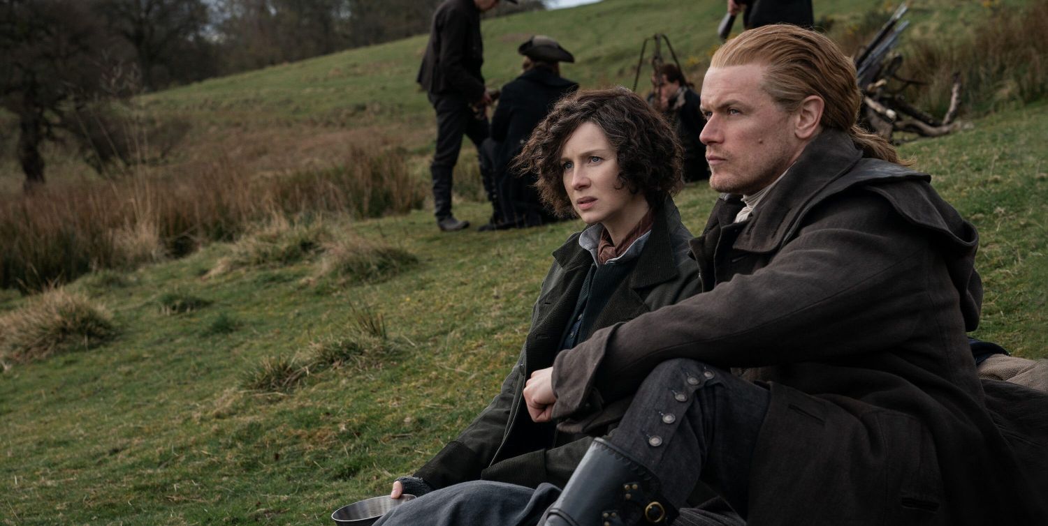 outlander season 7,sam heughan wife,caitriona balfe husband,sam heughan and caitriona balfe relationship,sam heughan caitriona balfe wedding,are sam heughan and caitriona balfe friends