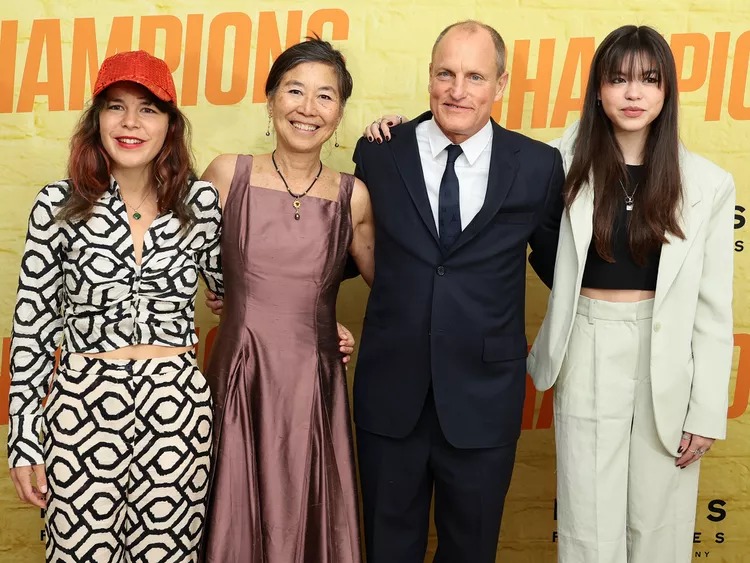 Woody Harrelson wife and kids,Woody Harrelson family,Woody Harrelson kids,Woody Harrelson daughters,Woody Harrelson family pictures,Woody Harrelson and Laura Louie,Zoe Giordano Harrelson,Deni Montana Harrelson,Makani Ravello Harrelson